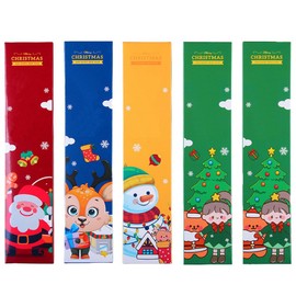 5 Set Christmas Stationery Blind Box, BOSOIRSOU Xmas Gift for Kids Includes Pens Refills Stickers for Children Teacher Classroom School Supplies