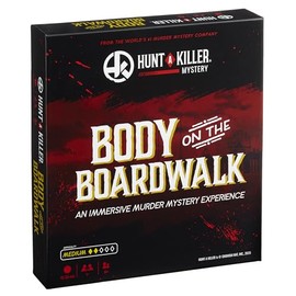 Hunt A Killer: Body On The Boardwalk, Catch the Amusement Park Killer, Interactive Unsolved Mysteries Game, Mystery Box for Game Night, Murder Mysteries Card, Puzzle & Board Games, For Ages 14 and up