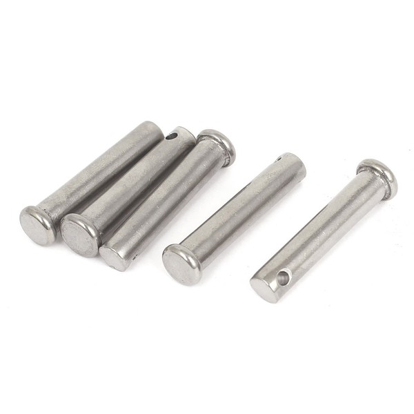 uxcell Clevis Pin 304 Stainless Steel Flat End M8 x