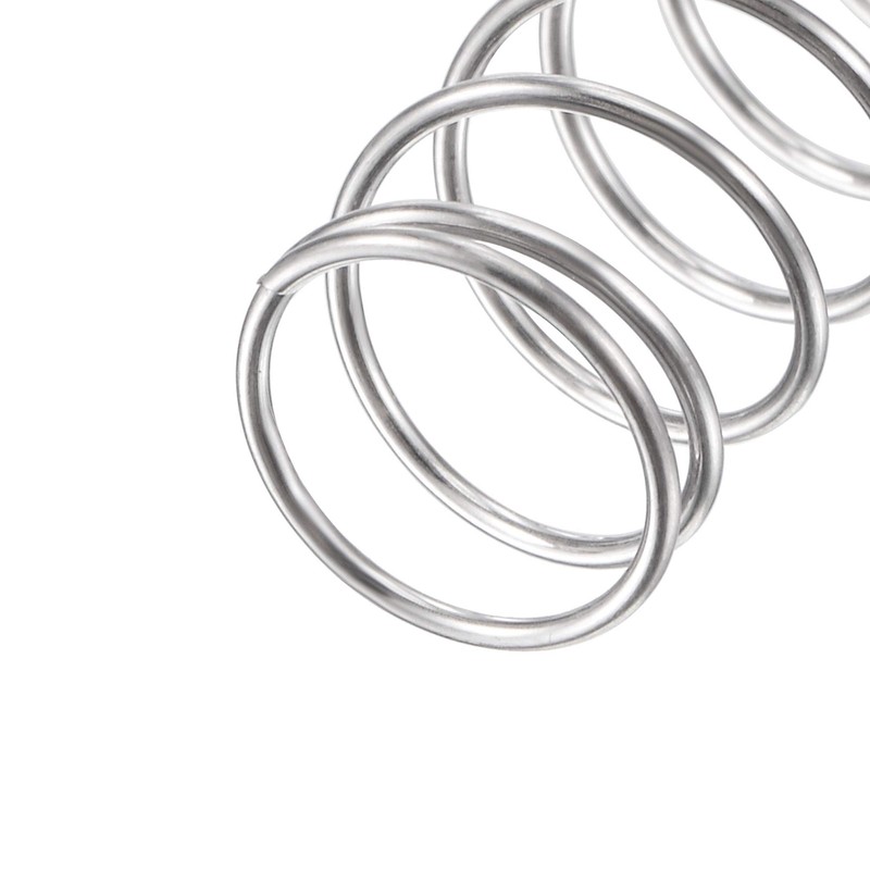 sourcing map Compression Spring, 304 Stainless Steel Compression Springs, Silver