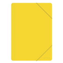 Office Products Document Folder with Elastic Band A4 PP 500 Micron 3 Flaps Yellow / Type 3 Flaps / Type with Elastic Band / Material PP / Colour Yellow / Format A4 / Dimensions (mm) 240 x 320