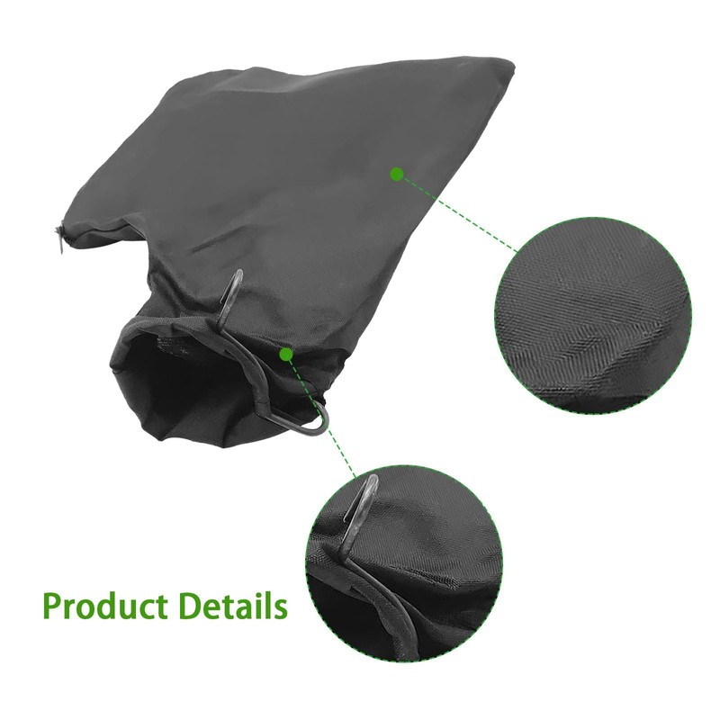 Kuskins 2Pcs Miter Saw Dust Bag Black for 255 Model