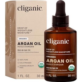 Cliganic- Aceite de argán orgánico certificado: el aceite de argán orgánico Cliganic está orgullosamente certificado como orgánico por el USDA para garantizar la máxima calidad e integridad.