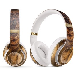 DesignSkinz - Compatible with Beats Studio Pro - Skin Decal Protective Scratch Resistant Vinyl Wrap - Light Knotted Woodgrain