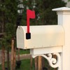 Mailbox Flag Replacement, Red Flag for Mailbox with Double Sided