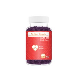 Safer Products Beets Gummies - May Support Heart, Cardiovascular, and Immune Health - Black Cherry Flavor - Vegan, Non-GMO, Gluten-Free, Gelatin Free - 60 Count