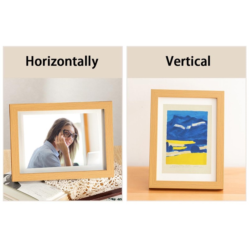 marysgift A4 Picture Frame, Photo Frame, Vertical or Horizontal Hanging/Stand,