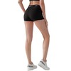 CADMUS Women's Spandex Shorts 3" Sport Pro w Side Pockets,Black