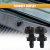 GAOLAOSY Car Front Windshield Washer Nozzles, Double-Hole Auto Window Water