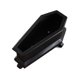 zaoalife Mini Coffin Planter,Resin Coffin Succulent Plant Pot,Small Cute Flower Pot,Gothic Centerpiece for Table, Punk Home Decor Accessories