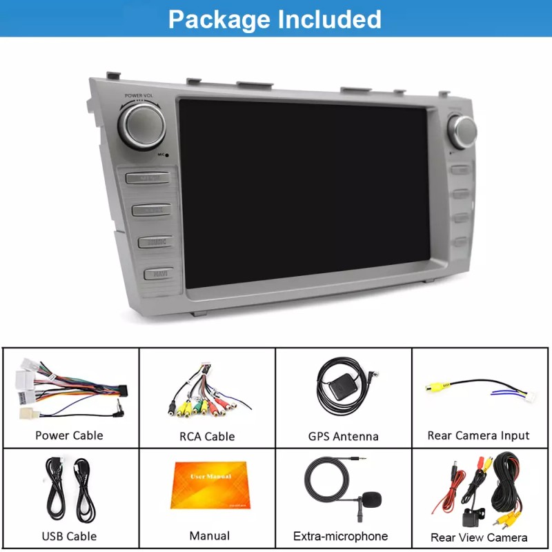 YuanTing For Toyota Camry 2007-2011 Carplay Android 13 Auto Car