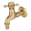 Bathroom Tap, Traditional Vintage Solid Brass Single Lever Tap for