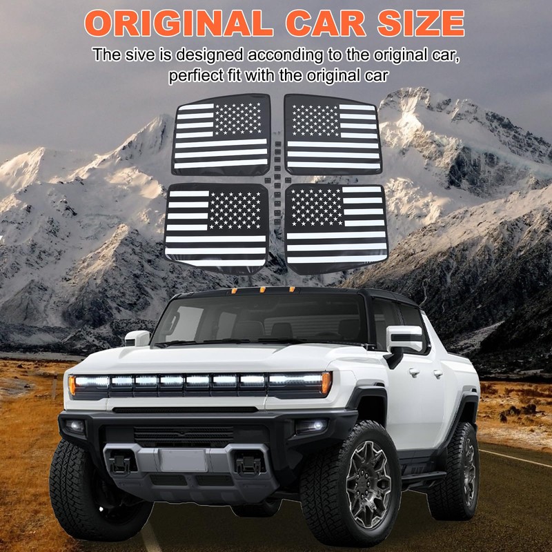 Yinanlutos Sunroof Sun Shade Compatible with Hummer EV Pickup 2022-2025
