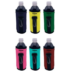 Blank Neoprene Water Bottle Coolie Variety Color Pack (6 Pack Alternate)