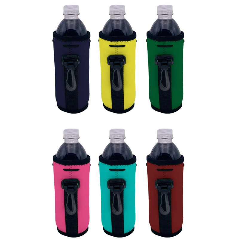 Blank Neoprene Water Bottle Coolie Variety Color Pack (6 Pack