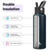 Konokyo 40oz Insulated Water Bottle Sport Stainless Steel Water Bottles