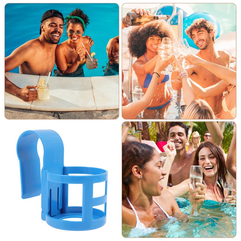 Outanaya Cup Holder for Above Ground Pool Clip Drink Holder