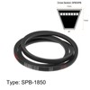 sourcing map SPB1850 V-Belt Drive Belt 1850 mm Pitch Length