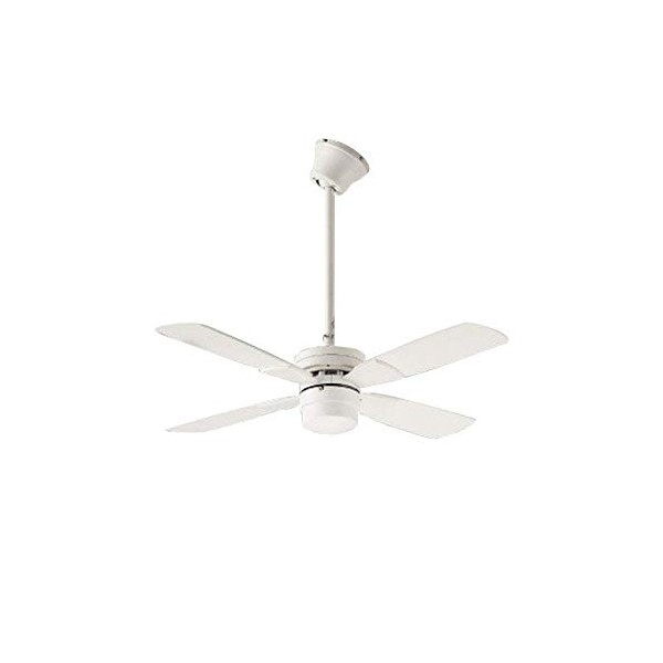 Daiko DJE-052 Ceiling Fan, White, Lightweight, Blowout, Sloped Ceiling, Remote