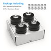 Tertullus 4 Sets Speaker Isolation Turntable Feet, Stainless Steels+Aluminum Hifi