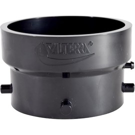 Valterra T1029-2 Termination Adapter - 3" Bayonet x 3" Hub , Black