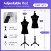 FDW Female Mannequin, 50-63 Inch Height Adjustable Dress Form,Torso Manikin