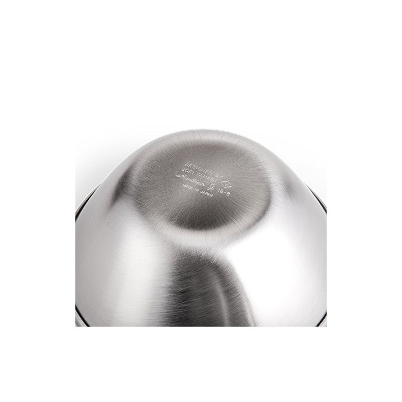 Sori Yanagi 18-8 SUS Stainless Steel Bowl, Designed by Feedback