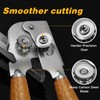 Upgraded Efficient Manual Can Opener - Selected Solid Wood Handle,