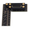 100mm Woodworking Scriber L Shape Square Ruler Aluminum Alloy Carpenter
