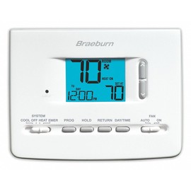 Braeburn 2220 NC termostato, 5 – 2 día programable, 2h/1 °C