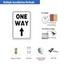 One Way Arrow Sign Street Metal Signs Road Wall Decor