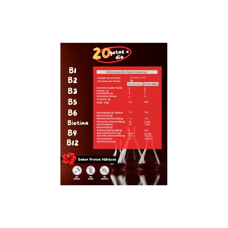 NSN | vitamina B en Gotas B12 B6 B2 |