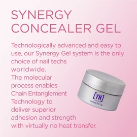 Young Nails Synergy Concealer Gels - Easy to Use Technologically Advanced Chain Entanglement. Build, Conceal, Sculpt, & Gloss - Available in 15 gram, 30 gram, & 60 gram size options