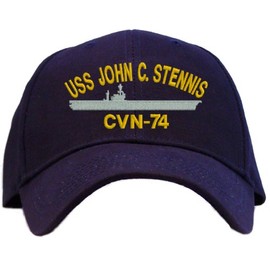 USS John C. Stennis CVN-74 Embroidered Baseball Cap - Navy