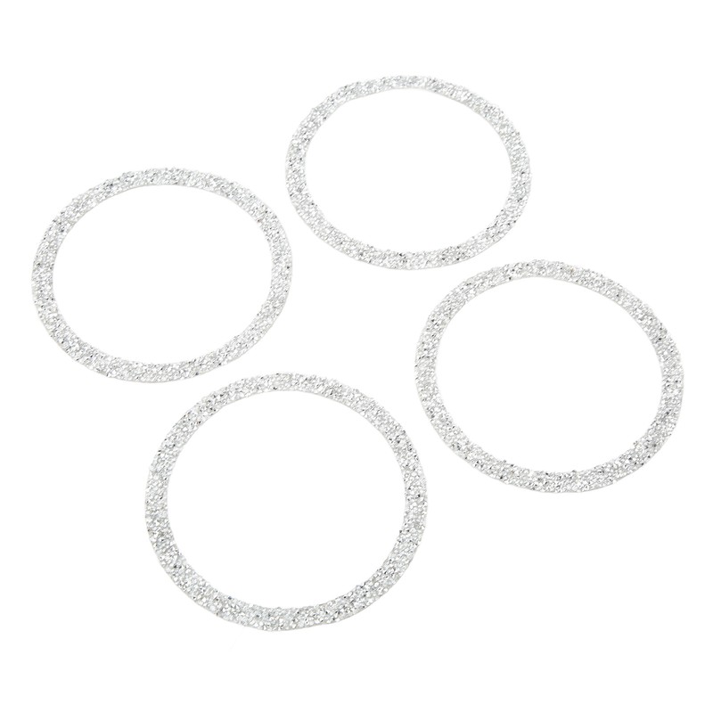 4PCS Bling Car Speaker Cover Vehicle Door Audio Speaker Reflective