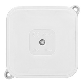 Miratic Junction Box Waterproof IP44 Junction Box Outdoor Waterproof with 4 Rubber Nozzles Junction Box Surface-Mounted Robust and Safe Electrical Installation for Outdoor Use (White)