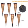 Go2garden Solar Lights Outdoor Decorative Stake Lights Waterproof with Moon
