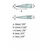 Schmitz 4202HS22 Long Nose Pliers 140 mm Straight, Long Gripping