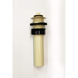 RV Bathroom Sink Pop-Up Drain Without Overflow for Recreational Vehicles, 5th Wheels, Campers, and Trailers - Features Easy Installation (Parchment (Beige))
