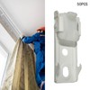 Fonowx 50Pcs Ceiling Mount Brackets Straight or Curved Curtain Curtain