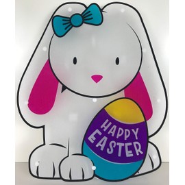 Impact Innovations Ninetails Lighted Easter Bunny Window Decoration