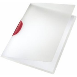 Leitz ColorClip 41750025 Clip Folder A4 Polypropylene Pack of 6 Red