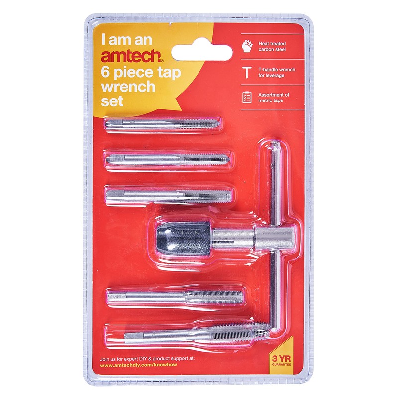 Amtech S1470 6 Piece tap Wrench Set