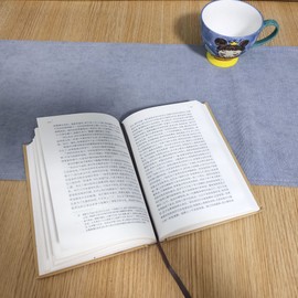 COMFEELING Modern Neutral Table Runner 72 Inch Long, Thick Grey Dresser Scarf with Anti-Slip Design for Daily Use All Season Holiday Decor