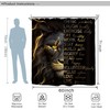 Miyotaa Lion Man Black Gold Shower Curtain Set 60Wx71H Inches