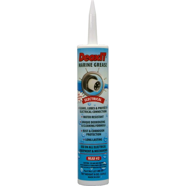 CAIG Laboratories, DeoxIT L27-ME-8T, Electrical Marine Lithium Grease with Cleaner/Deoxidizer,