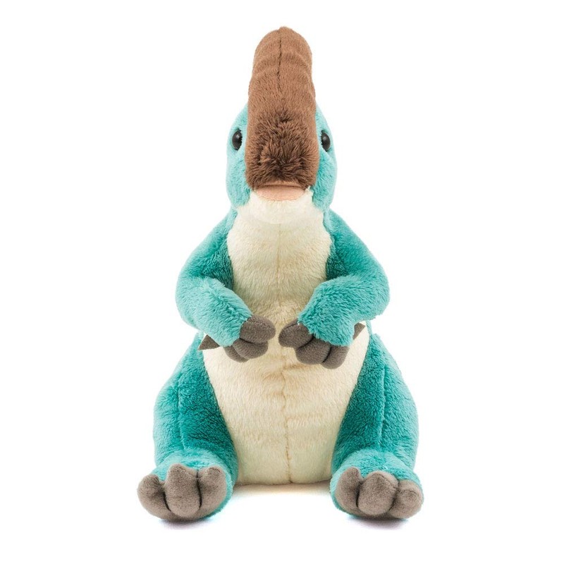 Karolota Parasaurolophus Plush Toy (Sitting Series), Gentle Touch, Realistic (Dinosaur