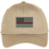 US Bandera Americana delgada línea roja fire Fighter Gorra de