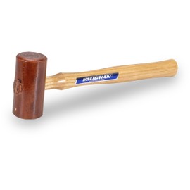 VAUGHAN Rawhide Mallet, Non Marring, Hardwood Handle, 8 oz, 1M175, VN58214