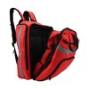 Red Firefighter Bag Large Capacity First Responder Bag Durable Emergency